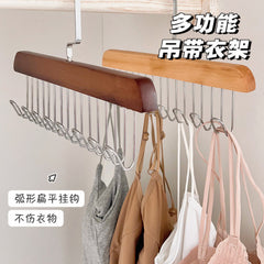 MULTI PURPOSE 8 HOOK WOODEN HANGERS