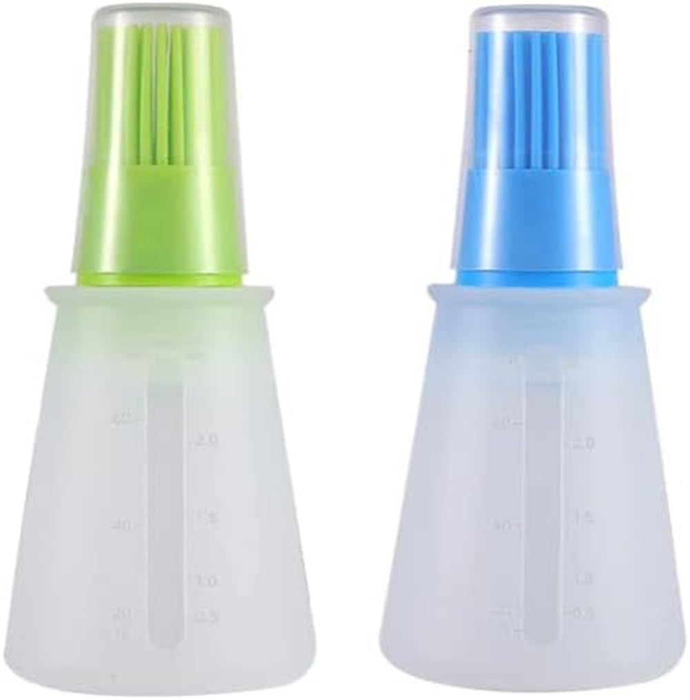 Silicone oil bottle brush