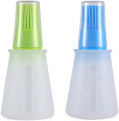 Silicone oil bottle brush