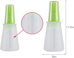 Silicone oil bottle brush