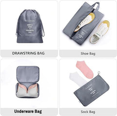 7pcs Travel Waterproof Storage Bag