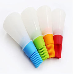 Silicone oil bottle brush