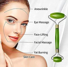 jade roller 2 marble flawless facial with stone and gua sha set