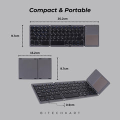 FOLDABLE BLUETOOTH KEYBOARD