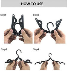 PORTABLE FOLDING CLOTHES HANGERS(SET OF 1)