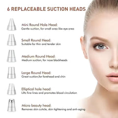 6 In 1 Derma Suction blackhead remover machine