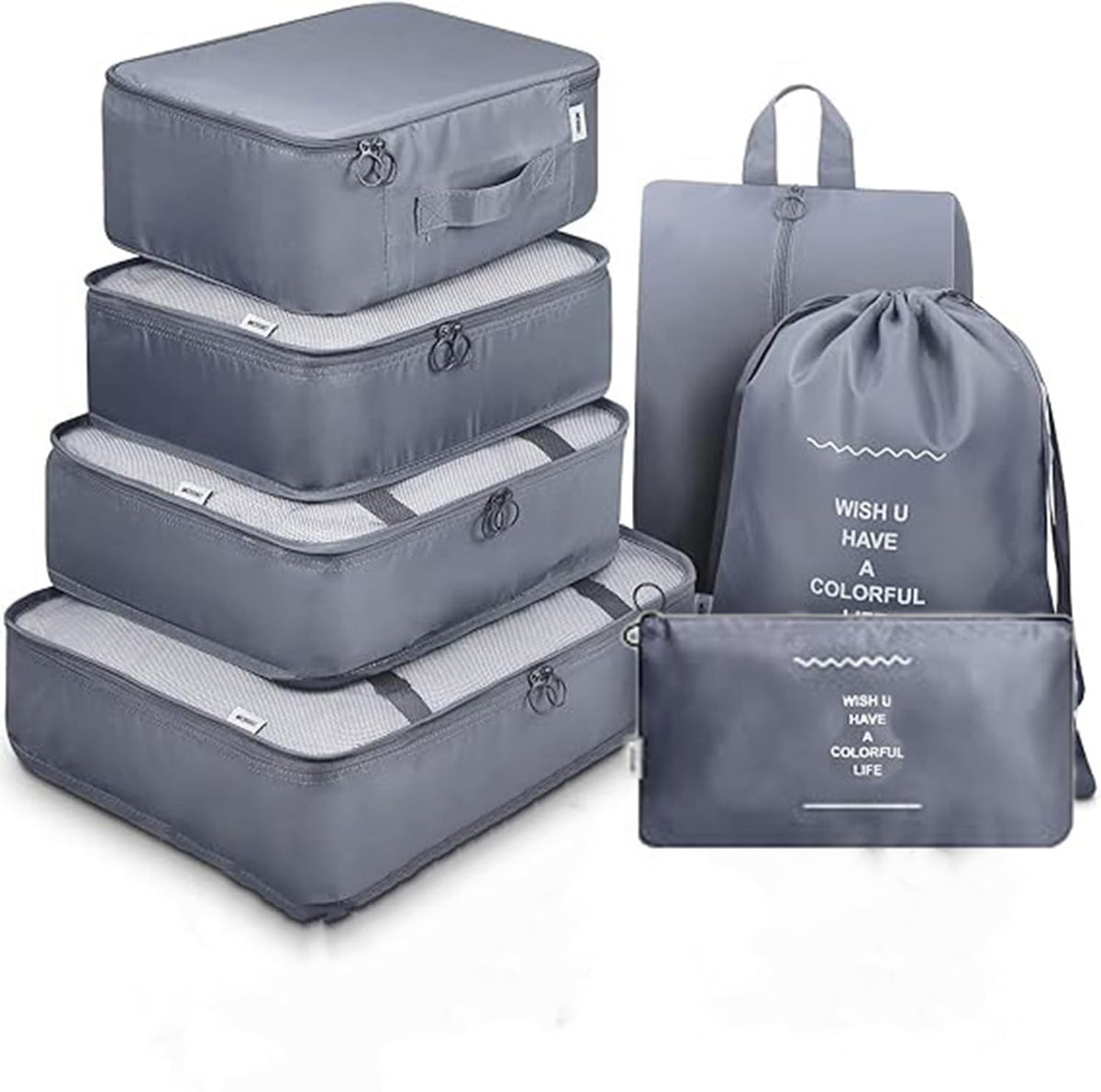 7pcs Travel Waterproof Storage Bag