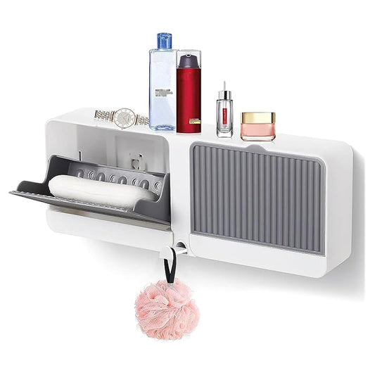 WALL MOUNTED DOUBLE LAYER SOAP BOX