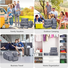 7pcs Travel Waterproof Storage Bag