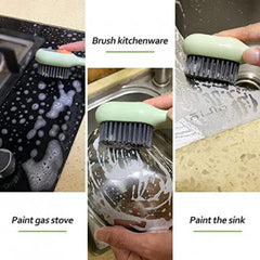 SHOES CLEANING SOAP DISPENSING CLEANING BRUSH