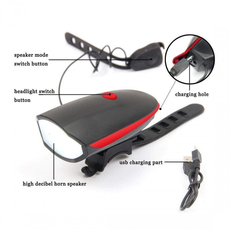 RECHARGEABLE BICYCLE LED LIGHT