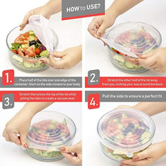Silicone Stretchable Lids