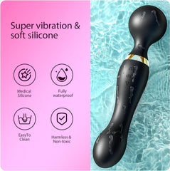 Double vibration body massager