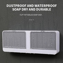 WALL MOUNTED DOUBLE LAYER SOAP BOX
