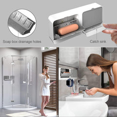 WALL MOUNTED DOUBLE LAYER SOAP BOX