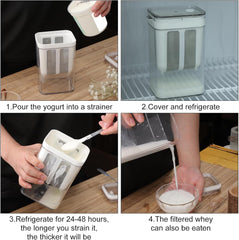 1100 ml Yogurt Filter Curd Greek Maker Strainer