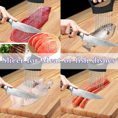 Stainless Steel Onion Holder for Slicing