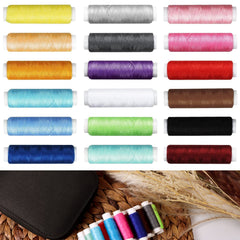 Sewing Kit with Case Portable Sewing Supplies for Home Traveler, Adults, Beginner, Emergency, Kids Contains Thread, Scissors, Needles, Measure, Black
