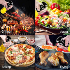 Oil Sprayer for Cooking | Glass Olive Oil Mister | Kitchen Oil Dispenser | Air Fryer Oil Spray Bottle