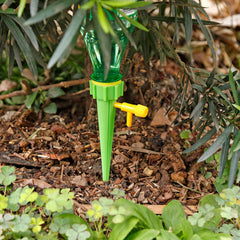 PLANT WATERING SPIKES WITH FLOW CONTROL VALVE
