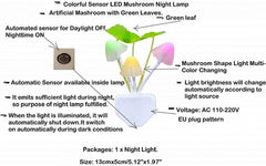 MASHROOM LIGHT FLOWER LAMP