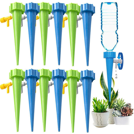 PLANT WATERING SPIKES WITH FLOW CONTROL VALVE